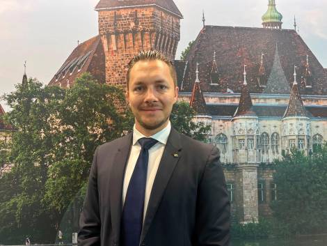 Máté Terjék, responsabile sviluppo mercato italiano e spagnolo di Visit Hungary.