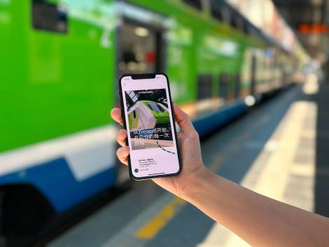 Trenord sbarcasu WeChatper i turisti cinesi