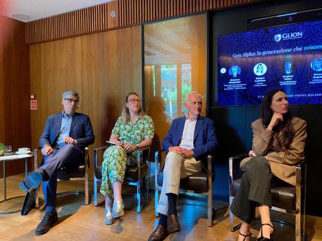 Da sinistra Stephen Alden, Margot Canfeure, Giovanni Manfredini e Serena Dognini