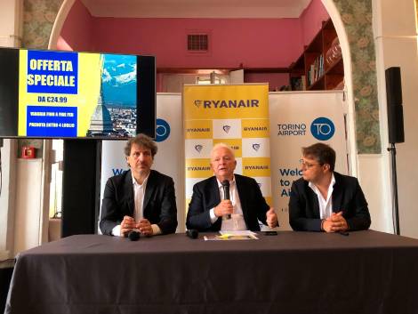 Ryanair a Torino:terzo aereoe 3 milioni di pax