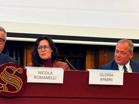 Gloria Armiri, group exhibition manager Tourism &amp; Hospitality Division di IEG, interviene al convegno ‘Visione Turismo’ al Senato