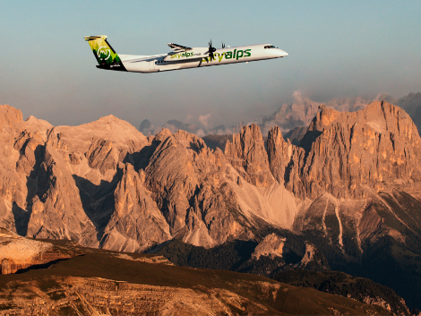 Sky Alps a ParigiIl vettore puntaal bilancio positivo