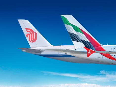 Emirates e Air China siglano un memorandum di intesa