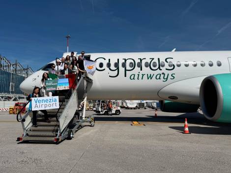 Cyprus Airways accorcia le distanze tra l’Italia e Cipro, debutta oggi il Venezia-Larnaca