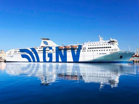 Gnv: entra in flotta la 29esima nave della flotta, la Pegasus