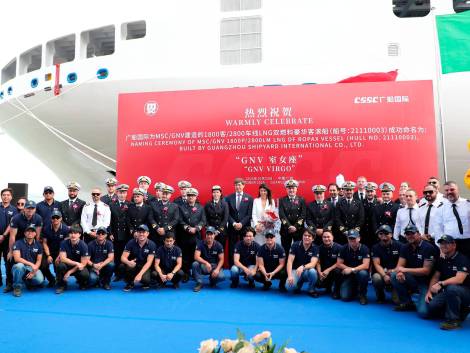 Gnv Virgo, la prima nave a gnl farà la rotta Genova-Palermo