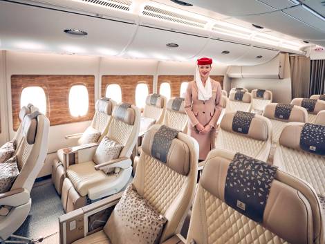 La Premium Economy di Emirates