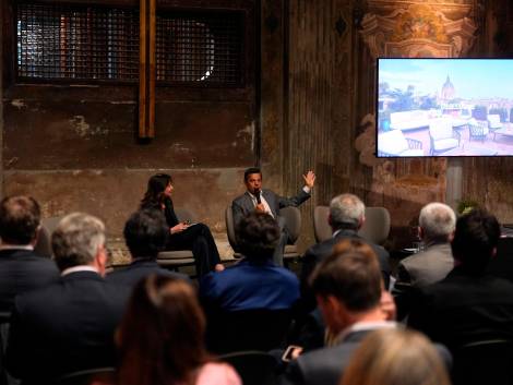 Angela D’Amico, partner Deloitte, e Lorenzo Vianello, UniCredit Italy