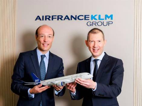 Il colpo di Air France-Klm:partita la scalata al 60,5%della compagnia aerea Sas