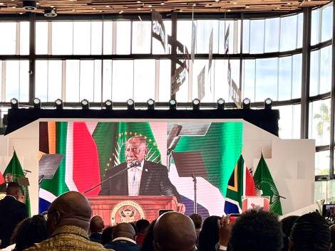 Il presidente del Sudafrica Cyril Ramaphosa