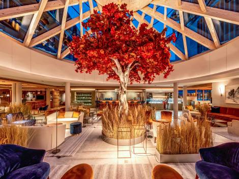 La lobby del Falkensteiner Hotel Kronplatz