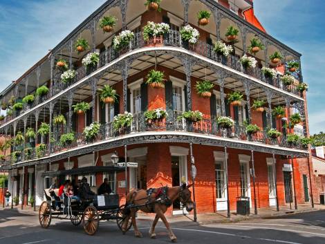 Il quartiere francese a New Orleans