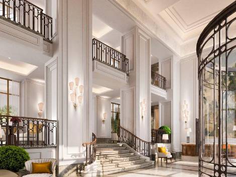 La lobby del nuovo hotel