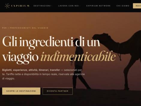 Volonline lancia Expirium, nuovo brand per le esperienze