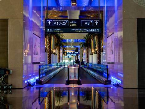 L’aeroporto di Muscat in Oman