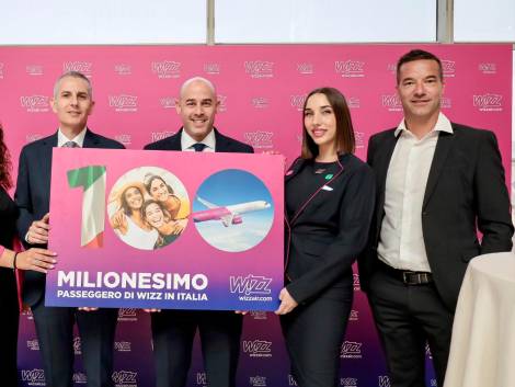 I 100 milioni di Wizz Air“Italia sempre al centro”