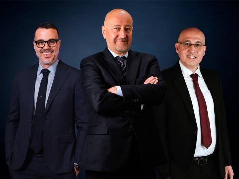 Roberto Bettinelli con Piergiorgio Reggio e Fausto Portelli