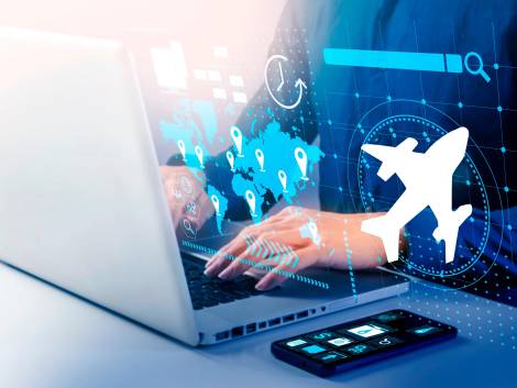 Search for air travel information.,Air ticket booking for travel