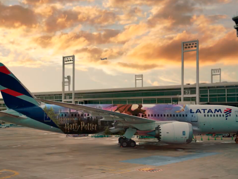 Latam Airlines vola con Harry Potter
