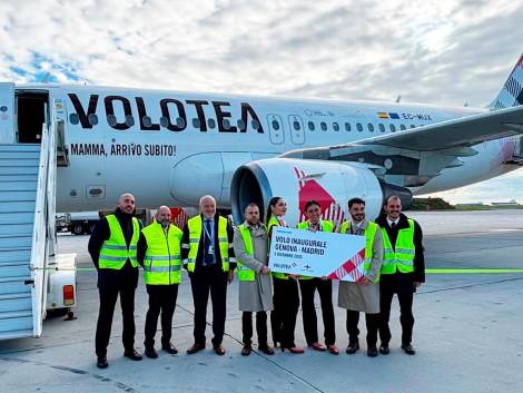 Volotea apre la rotta invernale Genova-Madrid