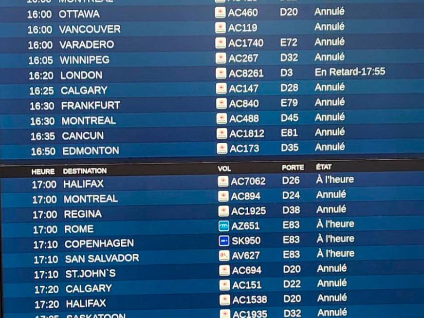 Clienti bloccati:Il Diamantee il caso Air Canada
