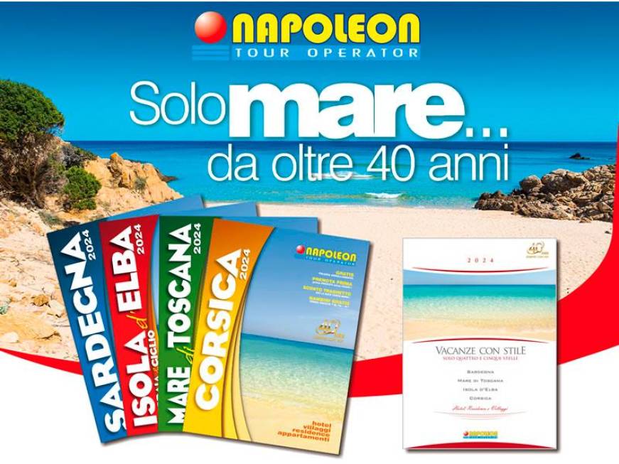 Napoleon Tour Operator: il mare italiano da 40 anni. La summer 2024 per le agenzie di viaggi