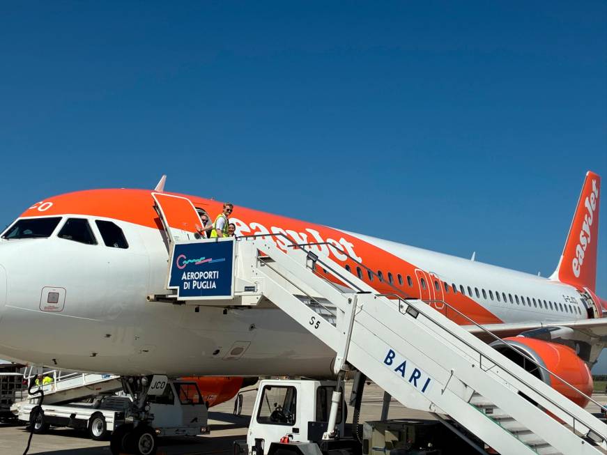 easyJet estende i voli da Bari su Londra e Nizza all’inverno