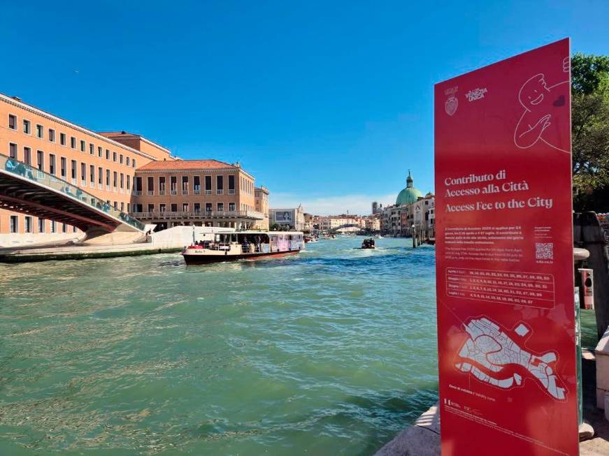 Venezia, stopal ticket: i primidati del 2025