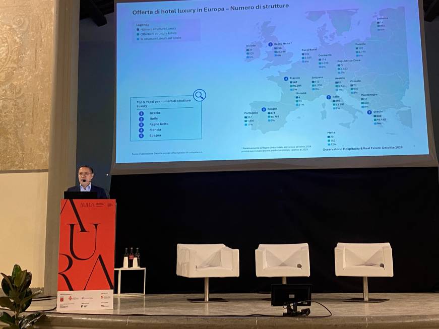 AURA, Deloitte: “L’Italia è il Paese europeo più attrattivo per il segmento luxury hotel”