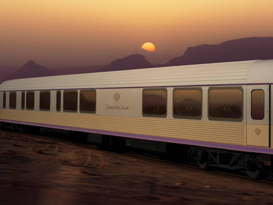 Dream of the Desert,le prime immaginidel treno Saudita