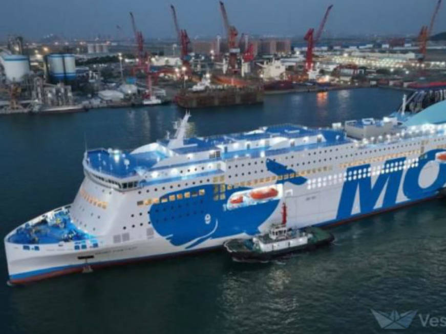 Moby Fantasy lascia la Cina: da fine giugno in servizio sulla Livorno-Olbia