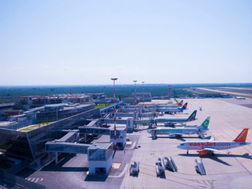 Aeroporti di Puglia, oltre 3 milioni di passeggeri nel primo semestre del 2019