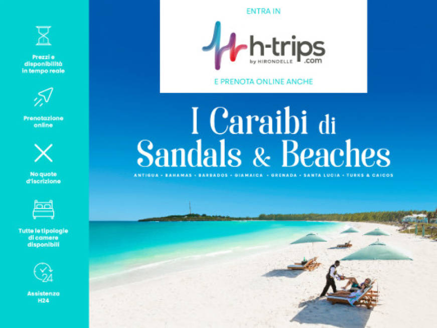 h-trips.com: prenota Sandals e Beaches online. Sconti esclusivi fino al 15 marzo