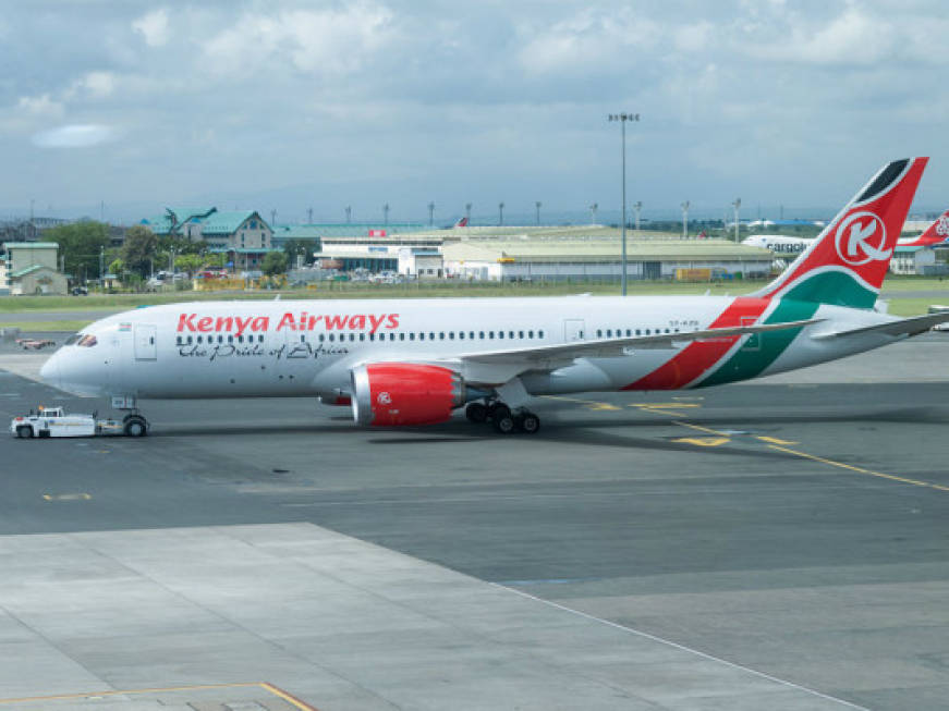 Kenya Airways, nuovo volo sull’Italia
