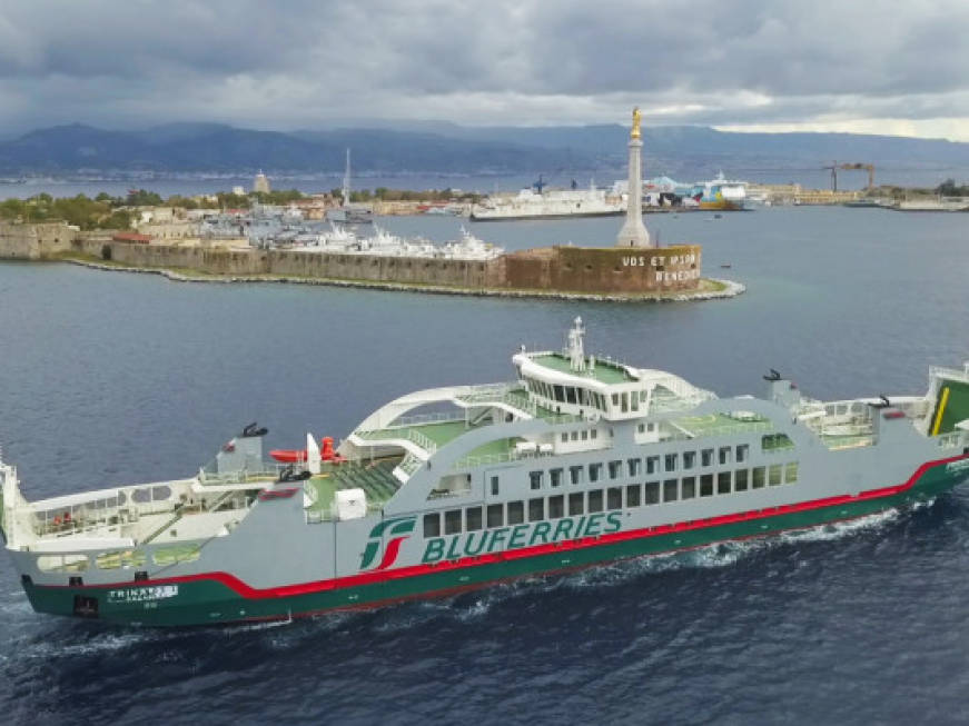 Nuova nave per lo stretto di Messina: inaugurata la Trinacria di Bluferries