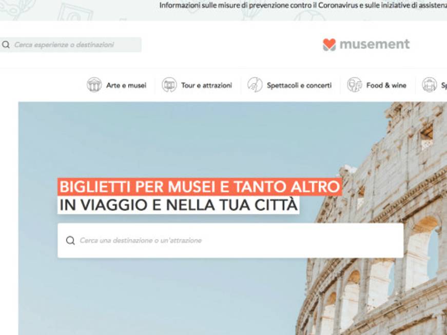 Musement: nuove sezioni sulla piattaforma per la ripresa