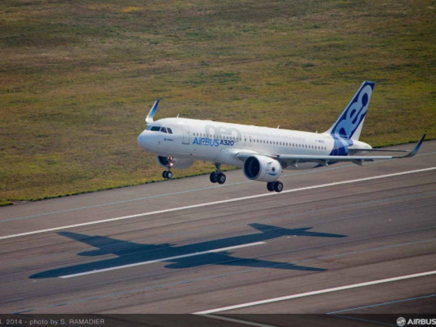 Airbus: produzione ridotta, ma aumentano gradualmente gli A320