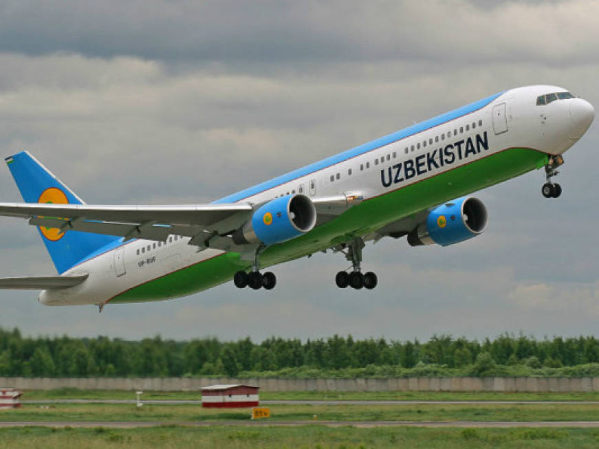 Secondo volo Uzbekistan sull'Italia, al via il Roma-Urgench