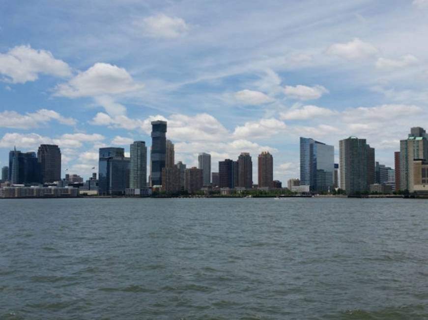 Manhattan e l&amp;#39;idea di una spiaggia sull&amp;#39;Hudson River