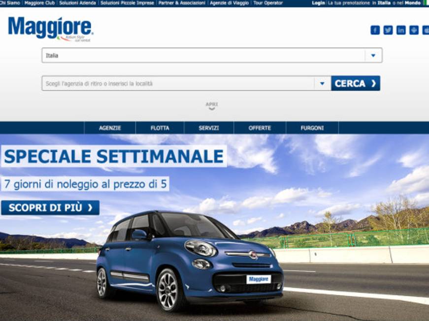 Maggiore autonoleggio Gruppo Avis Budget, nuovo sponsor della Digital edition di TTG