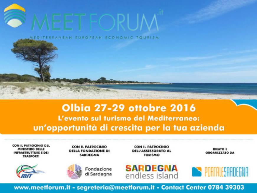 Arriva il MEET Forum, l’evento da non perdere per il turismo nel Mediterraneo