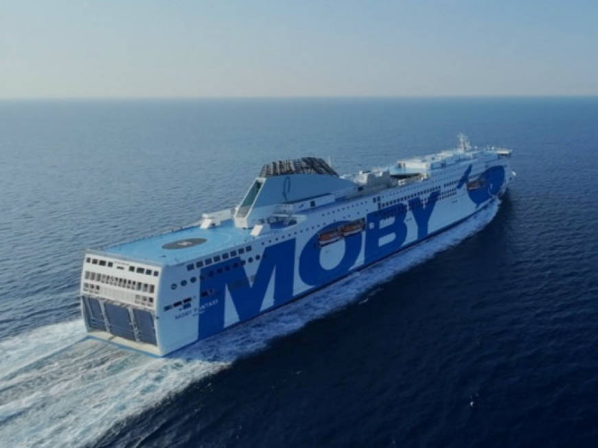Moby Fantasy, il traghetto del futuro debutta sulla Livorno-Olbia