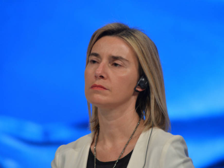 Mogherini in Turchia: &amp;quot;Al lavoro per liberalizzare i visti&amp;quot;