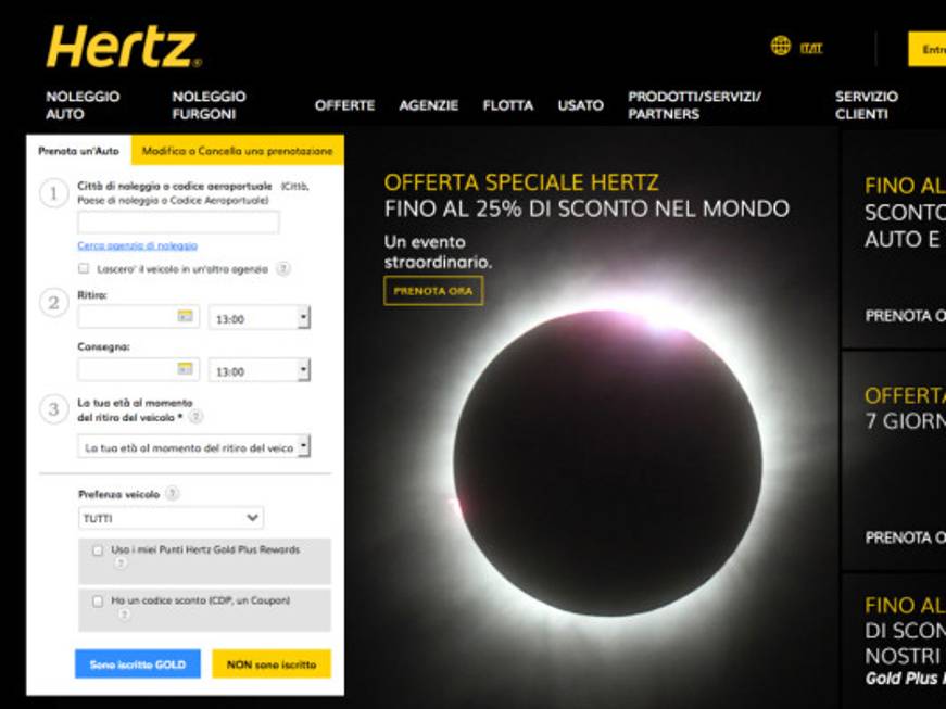 Hertz premia le agenzie di viaggi, parte il concorso dedicato