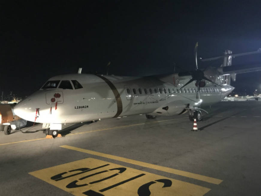 FlyValan atterra all'aeroporto di Genova