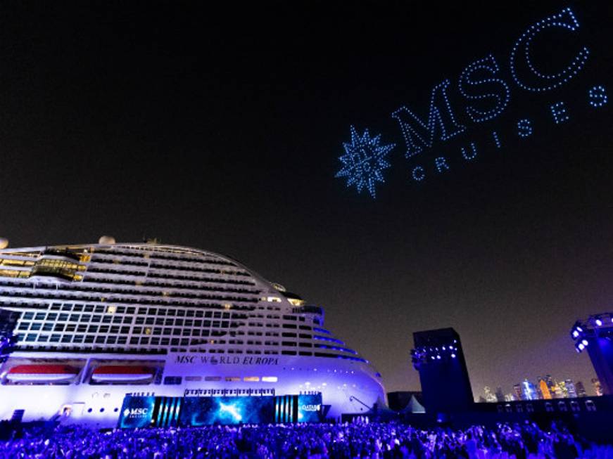 Msc a tutto campo: varata World Europa e partnership con Qatar Airways