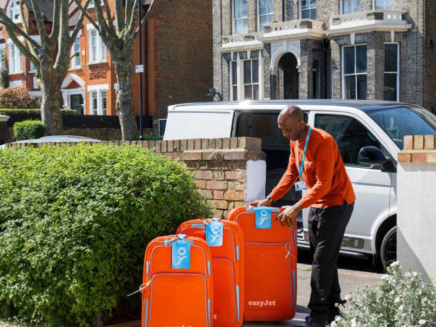 Ritiro bagagli a domicilio, nuovo servizio easyJet per i voli da Londra Gatwick