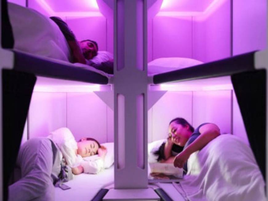 Letti in classe economy: il progetto Skynest di Air New Zealand