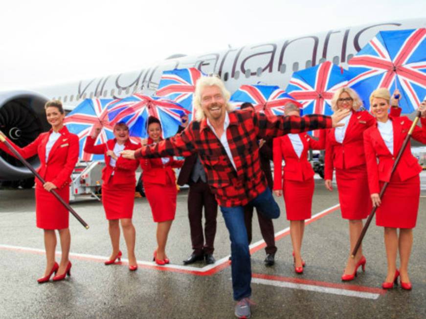 Branson cede il controllo di Virgin Atlantic a Af-Klm: la lettera di saluto