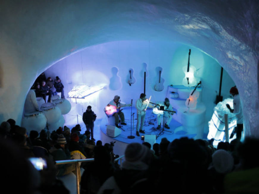 Al via sul ghiacciaio del Presena l&amp;#39;Ice Music Festival